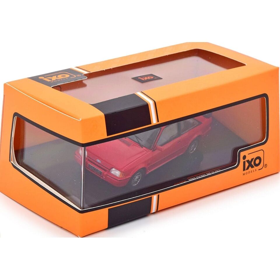 IXO 1:43 Scale Diecast Model Car - 1990 Ford Escort Mk4 XR3i in Red
