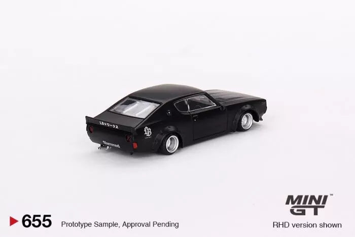 Mini GT 1:64 Diecast - Nissan Skyline Kenmeri Liberty Walk, Black RHD - MGT00655-R