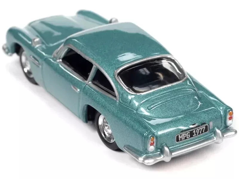 Johnny Lightning 1:64 Scale 1966 Aston Martin DB5, Caribbean Blue - JLCG031
