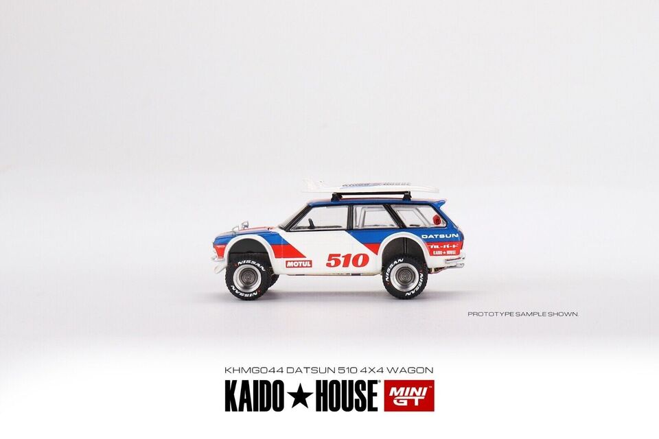 MiniGT 1:64 Kaido House Datsun 510 4x4 Wagon GT Surf Safari - KHMG044