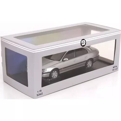 Triple 9 - 1:18 Scale Diecast - 1996 Opel Omega B CD, Silver Metallic - T9-1800430