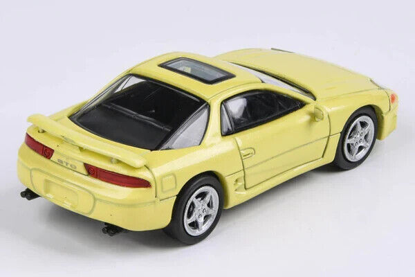 PARA64 1:64 Scale Diecast Model Car - Mitsubishi 3000GT GTO Yellow (LHD)