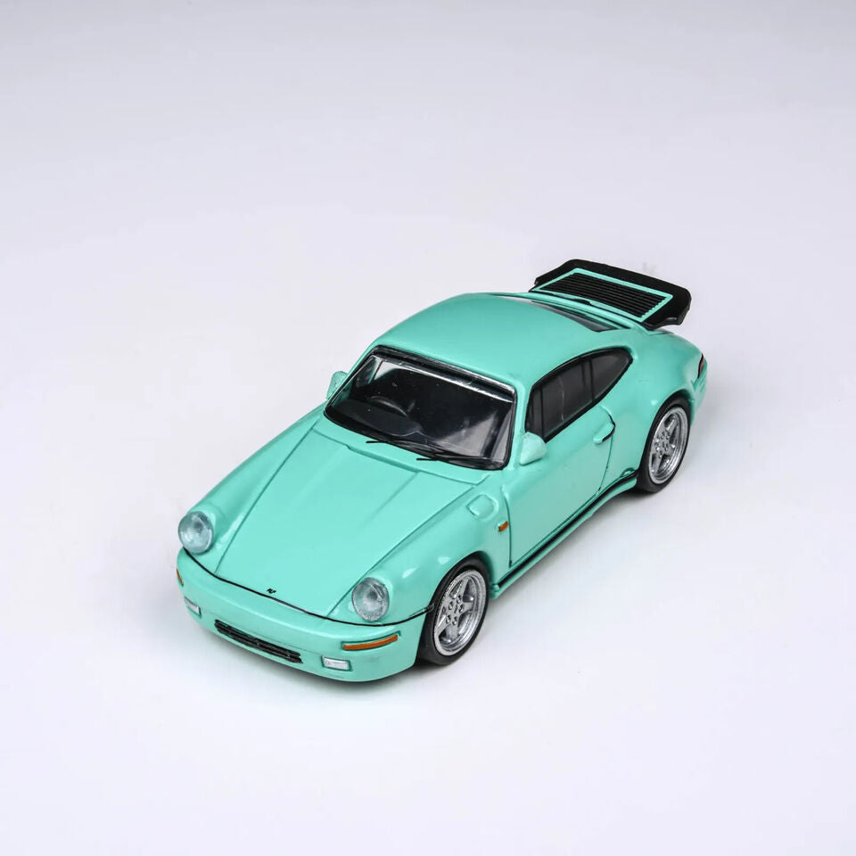 PARA64 87 RUF (Porsche) Mint Green CTR Yellowbird RHD 1:64 Diecast Car PA-55293