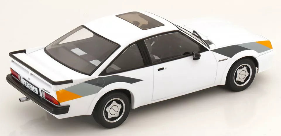 Norev 1:18 Scale Diecast - 1984 Opel Manta B Irmsher (The Movie Fred) - White- 183306