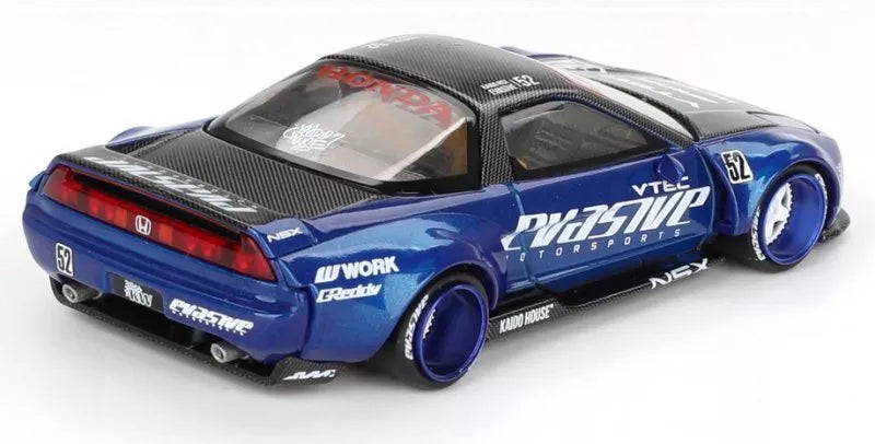 Mini GT Kaido House 1:64 Honda NSX Evasive V2, Blue - KHMG137
