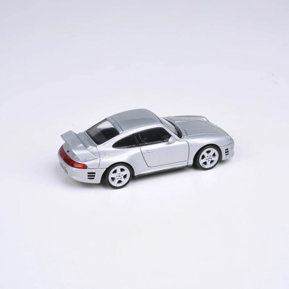PARA64 1:64 Scale PORSCHE CTR2 RUF SILVER DIECAST CAR MODEL