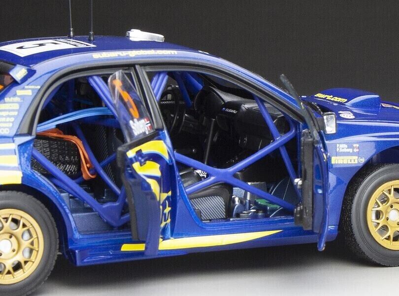 Sunstar 1:18 Subaru Impreza WRC06 #5 Solberg/Mills Wales Rally GB 2006 - 5580