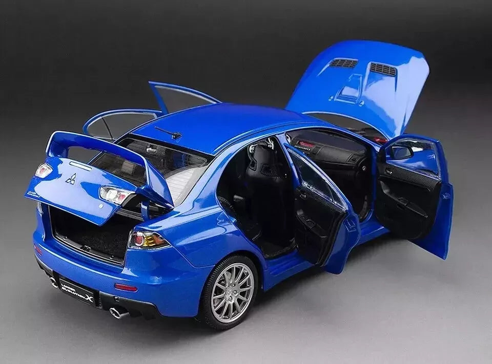 Sunstar 1:18 2018 Mitsubishi Lancer Evolution X - Blue Metallic, 5823
