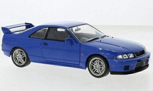 Whitebox 1:24 Scale Diecast Model Car - 1997 NISSAN SKYLINE GT-R R33 in BLUE