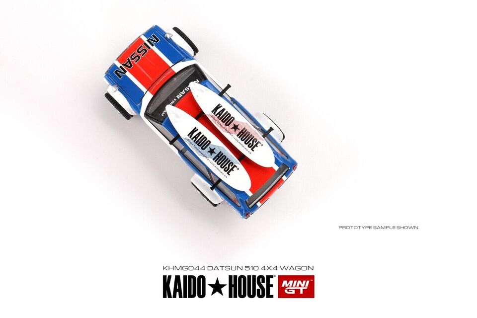 MiniGT 1:64 Kaido House Datsun 510 4x4 Wagon GT Surf Safari - KHMG044