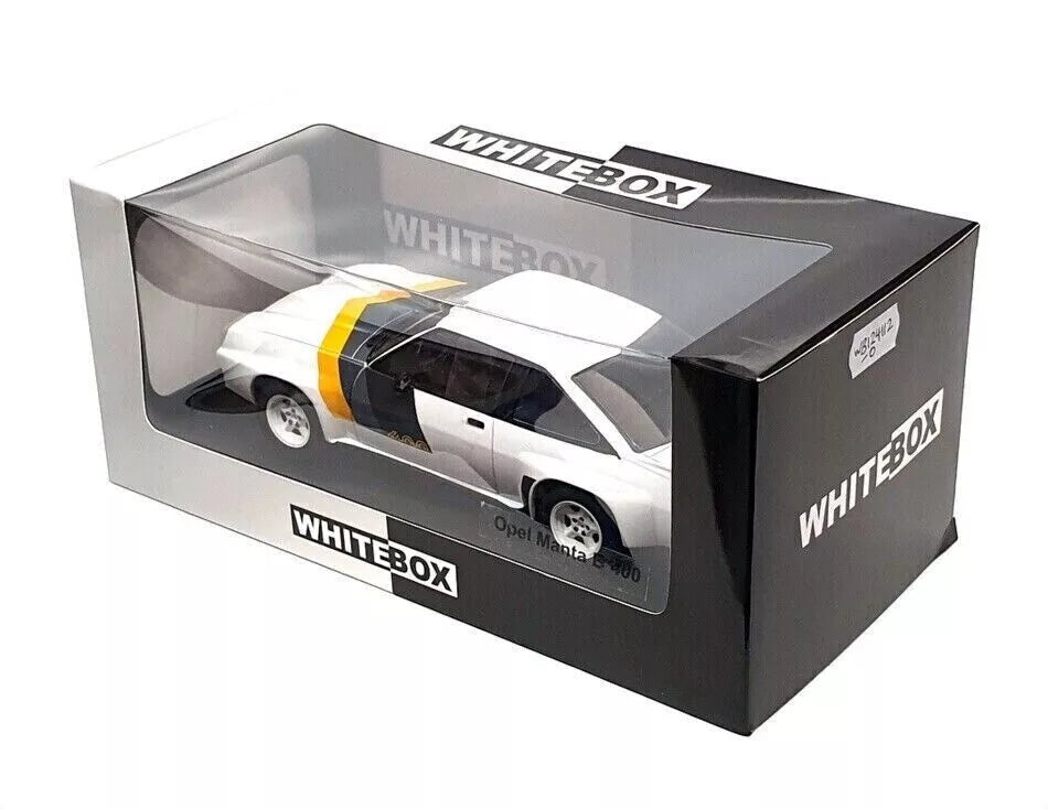 Whitebox 1:24 Scale Diecast Model Car - Opel Manta B 400 in White
