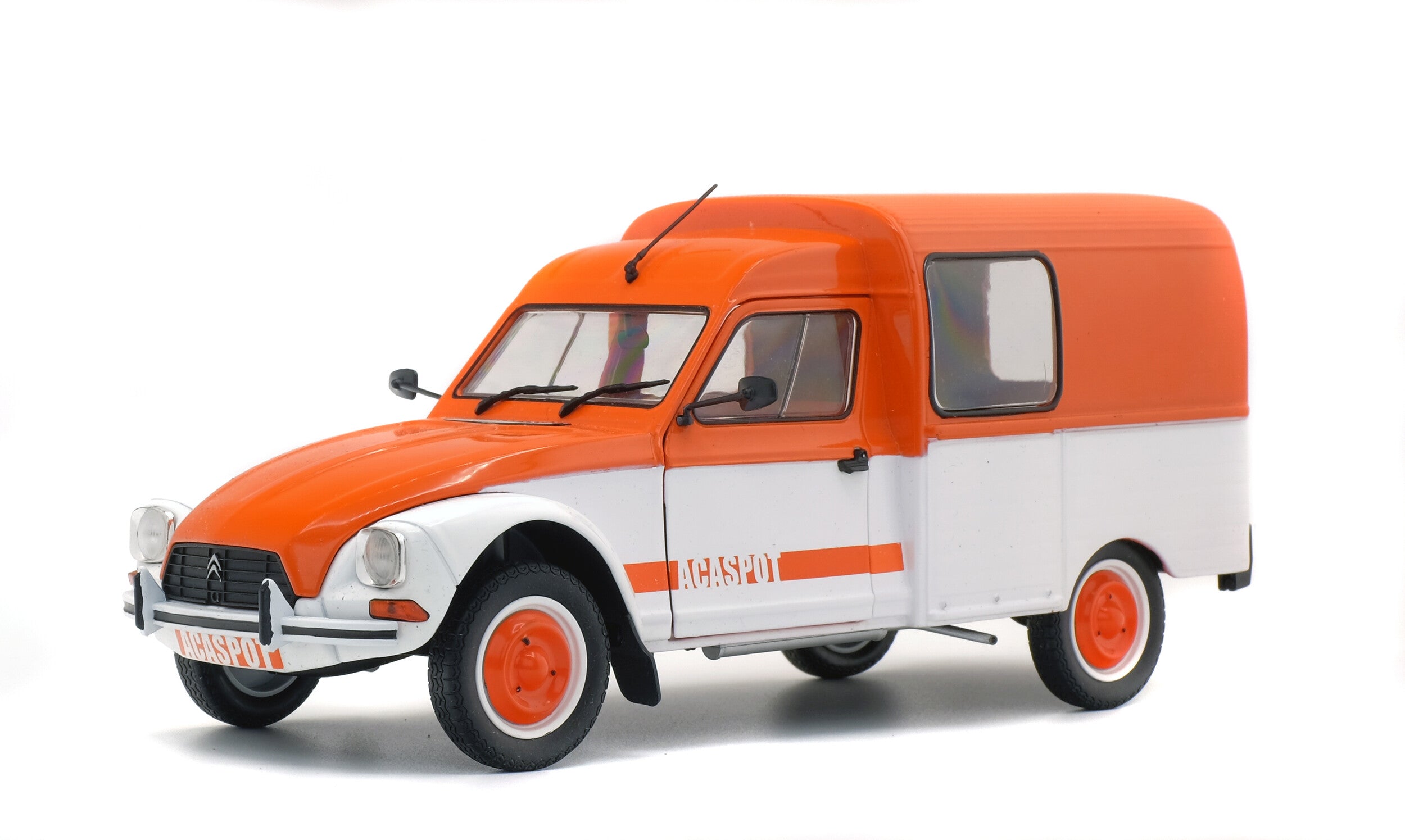 SOLIDO 1:18 Scale Diecast Model, 1984 CITROËN ACADIANE – ACASPOT - Orange