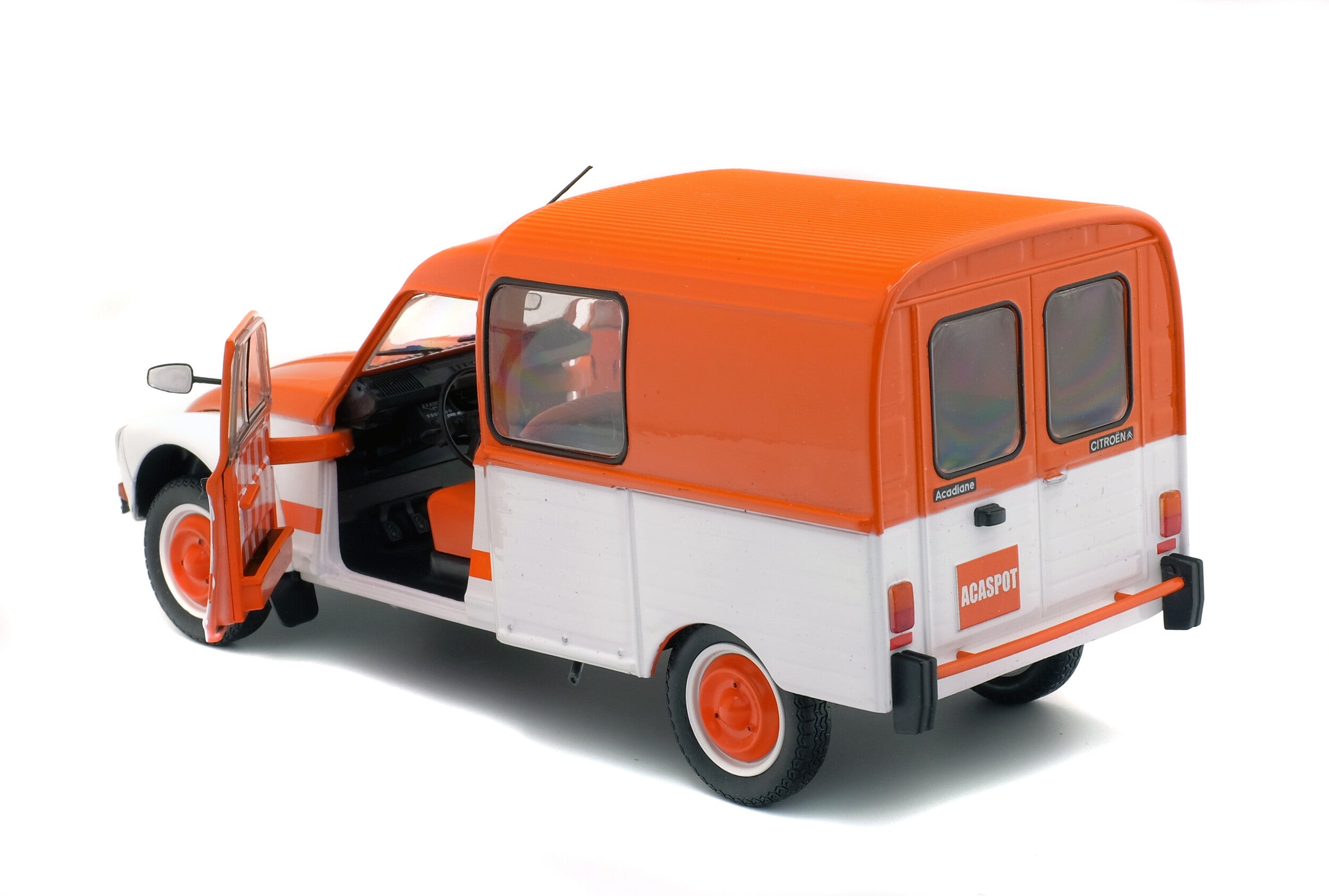 SOLIDO 1:18 Scale Diecast Model, 1984 CITROËN ACADIANE – ACASPOT - Orange