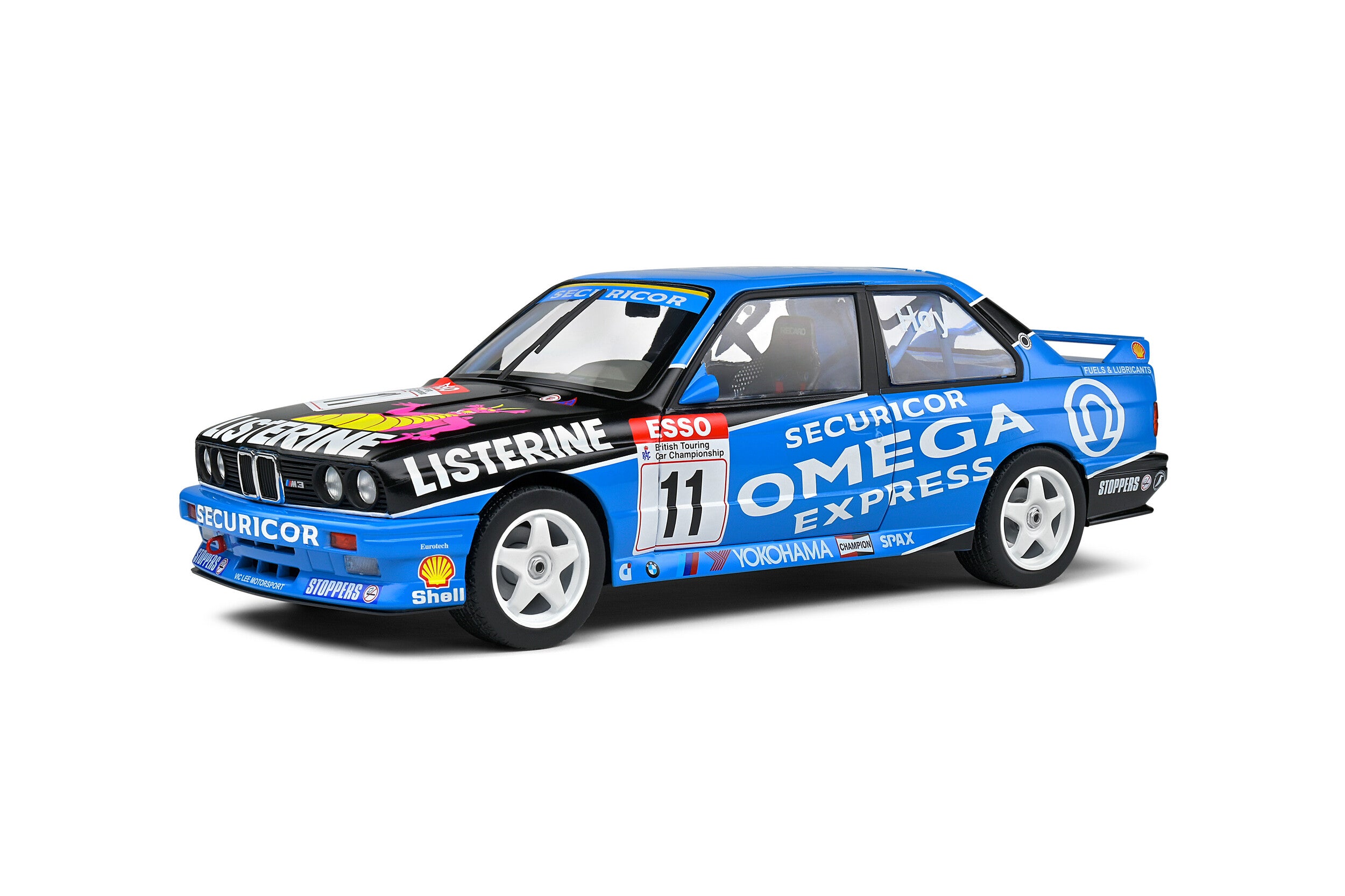 SOLIDO 1:18 Diecast 1991 BMW E30 M3 Blue BTCC - S1801522