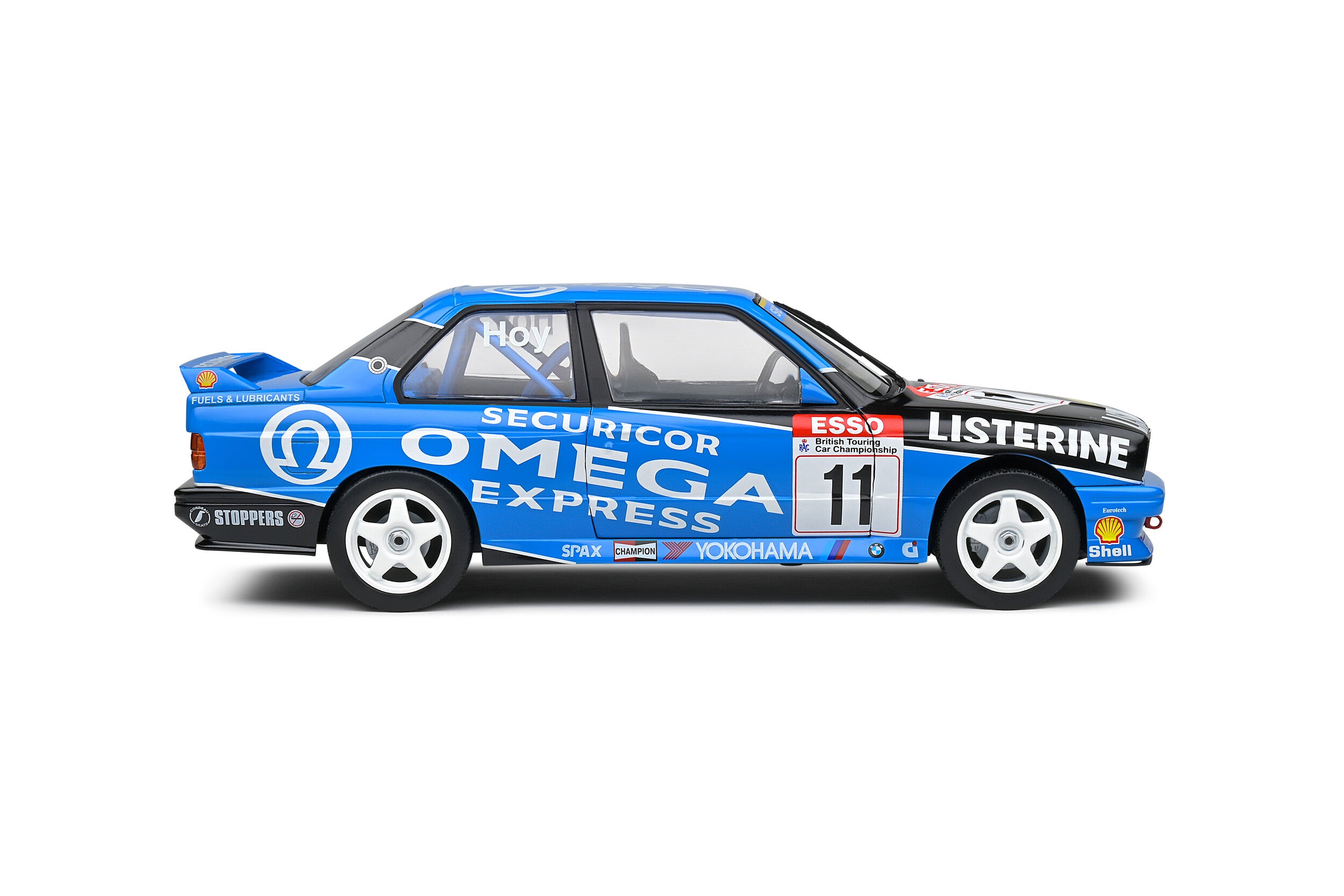 SOLIDO 1:18 Diecast 1991 BMW E30 M3 Blue BTCC - S1801522