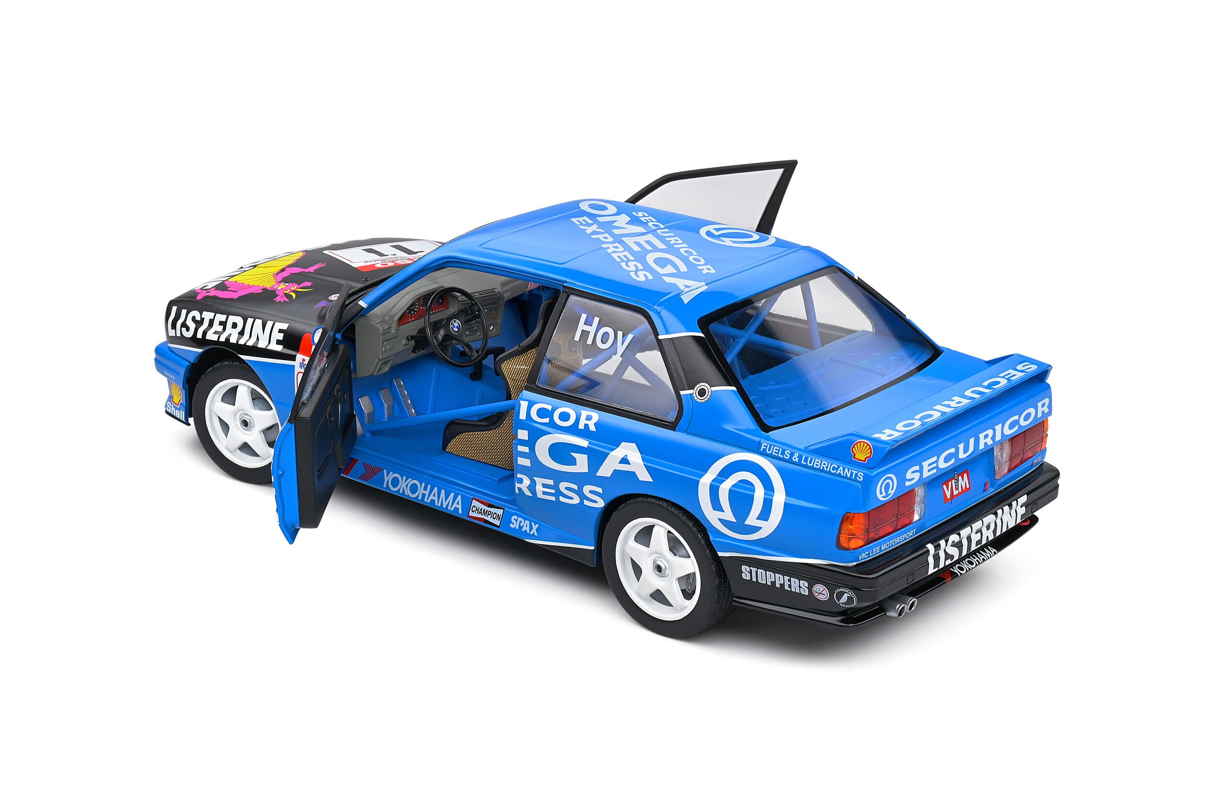 SOLIDO 1:18 Diecast 1991 BMW E30 M3 Blue BTCC - S1801522