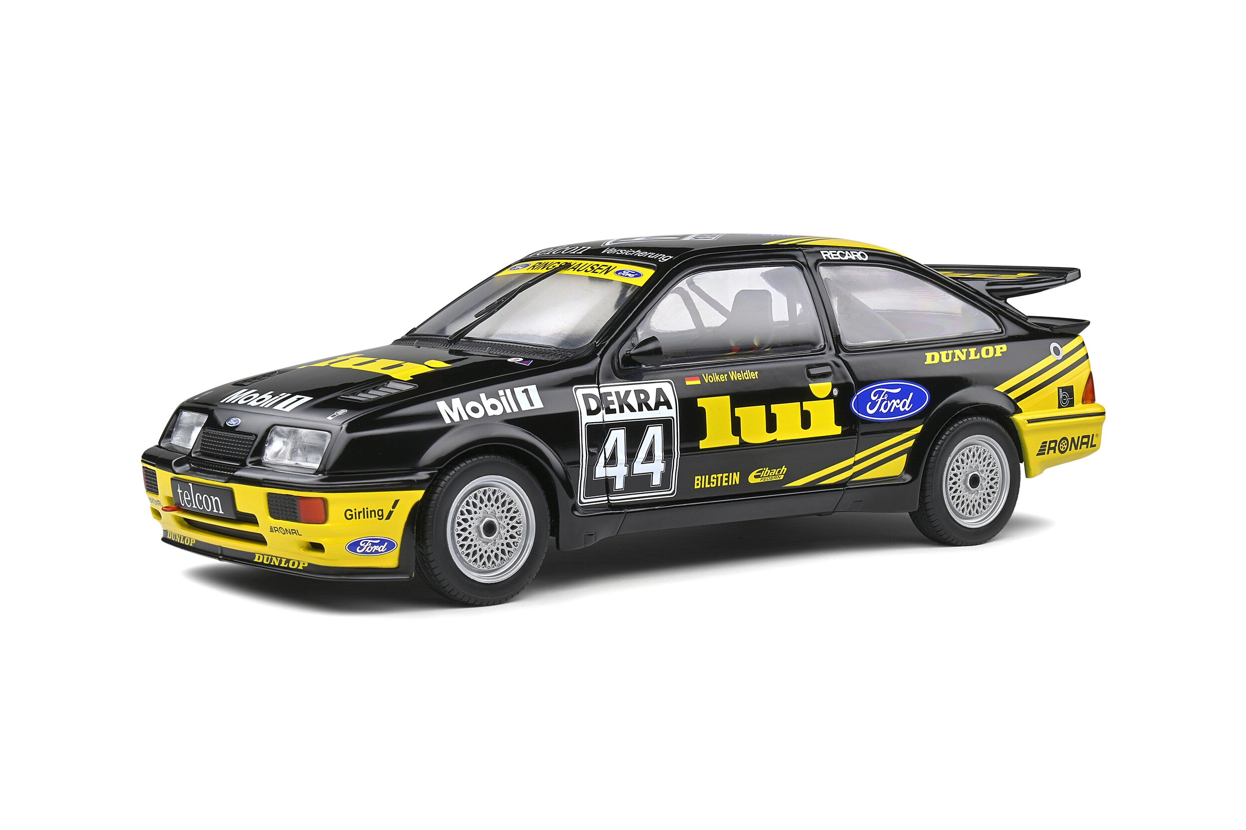SOLIDO 1:18 Scale Diecast Car, Ford Sierra RS 500 24H Nurburgring 1989 V.Weidler #44 - S18061011