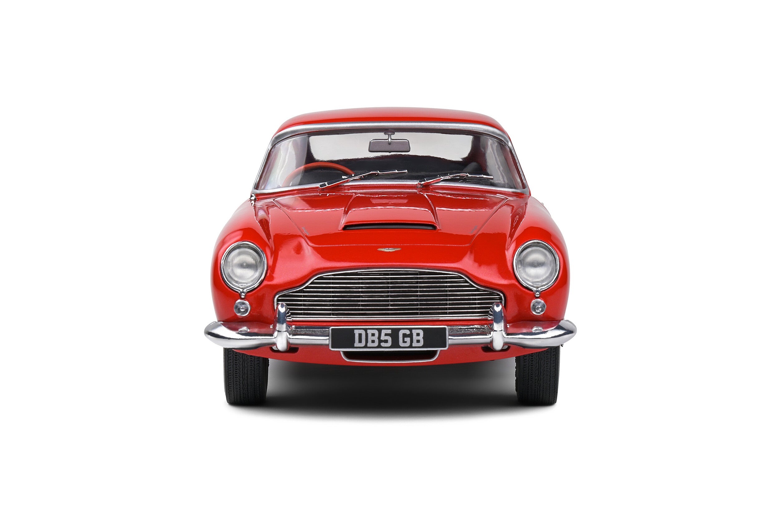 SOLIDO 1:18 Diecast - 1964 Aston Martin DB5, Metallic Red - 1807103