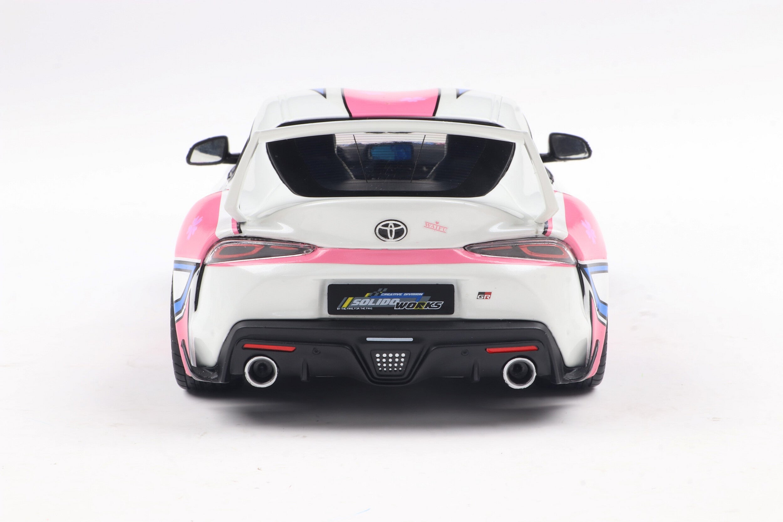 Solido 1:18 Diecast - 2024 Toyota GR Supra Solido Works, Itasha White - S1809008
