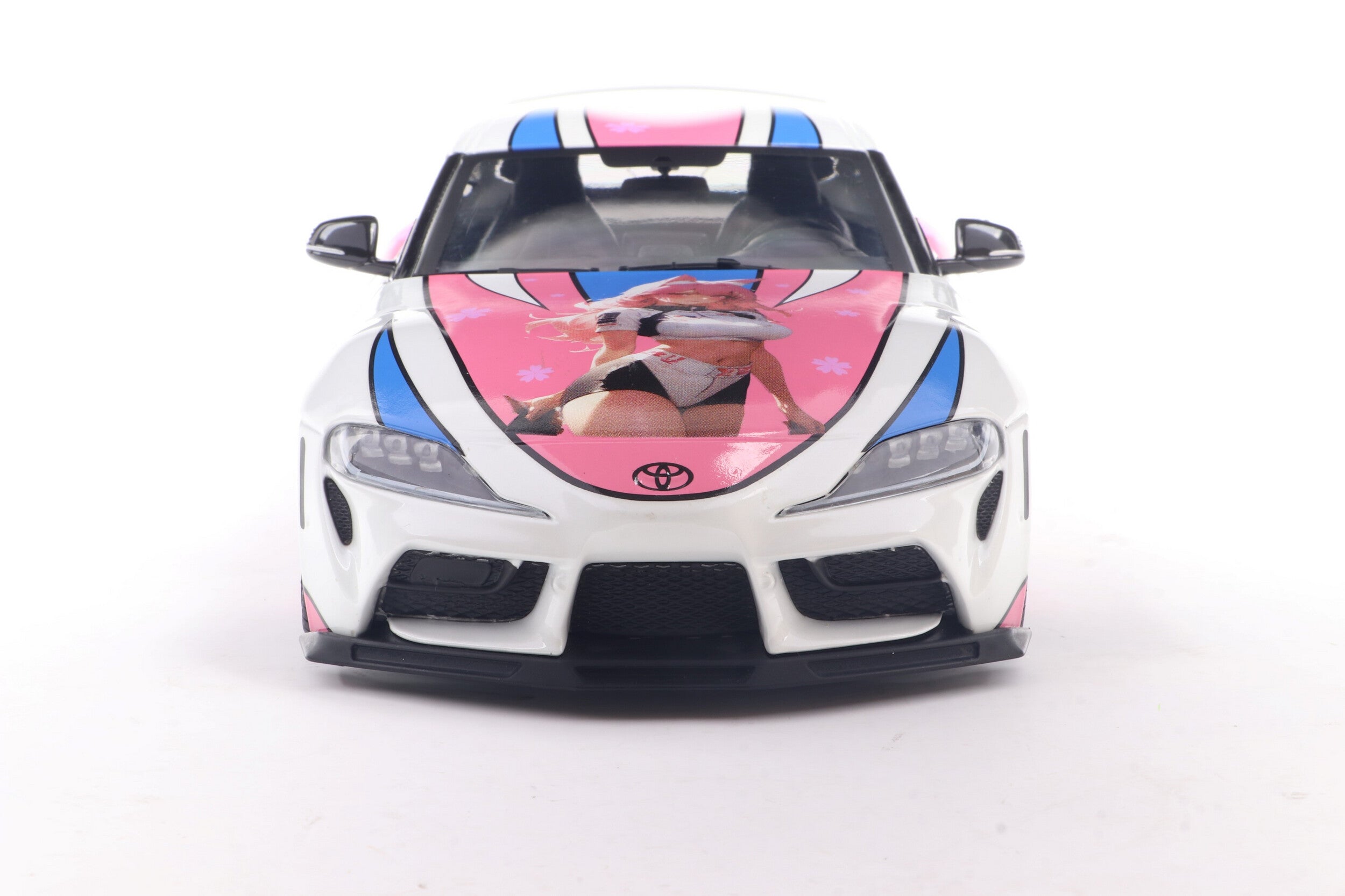 Solido 1:18 Diecast - 2024 Toyota GR Supra Solido Works, Itasha White - S1809008