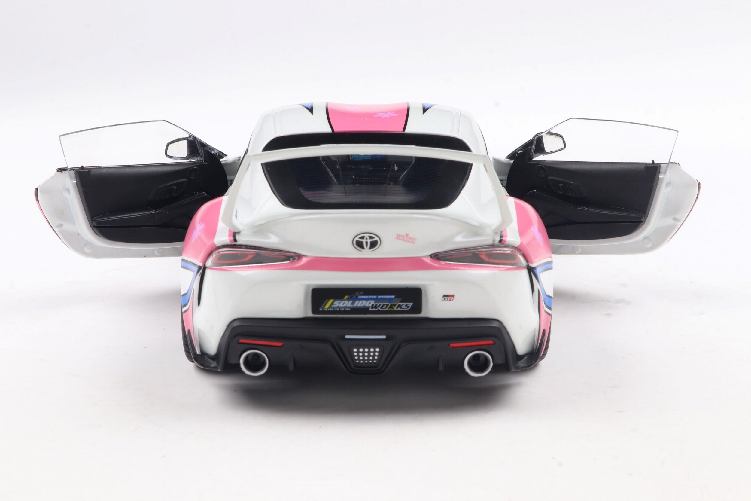 Solido 1:18 Diecast - 2024 Toyota GR Supra Solido Works, Itasha White - S1809008