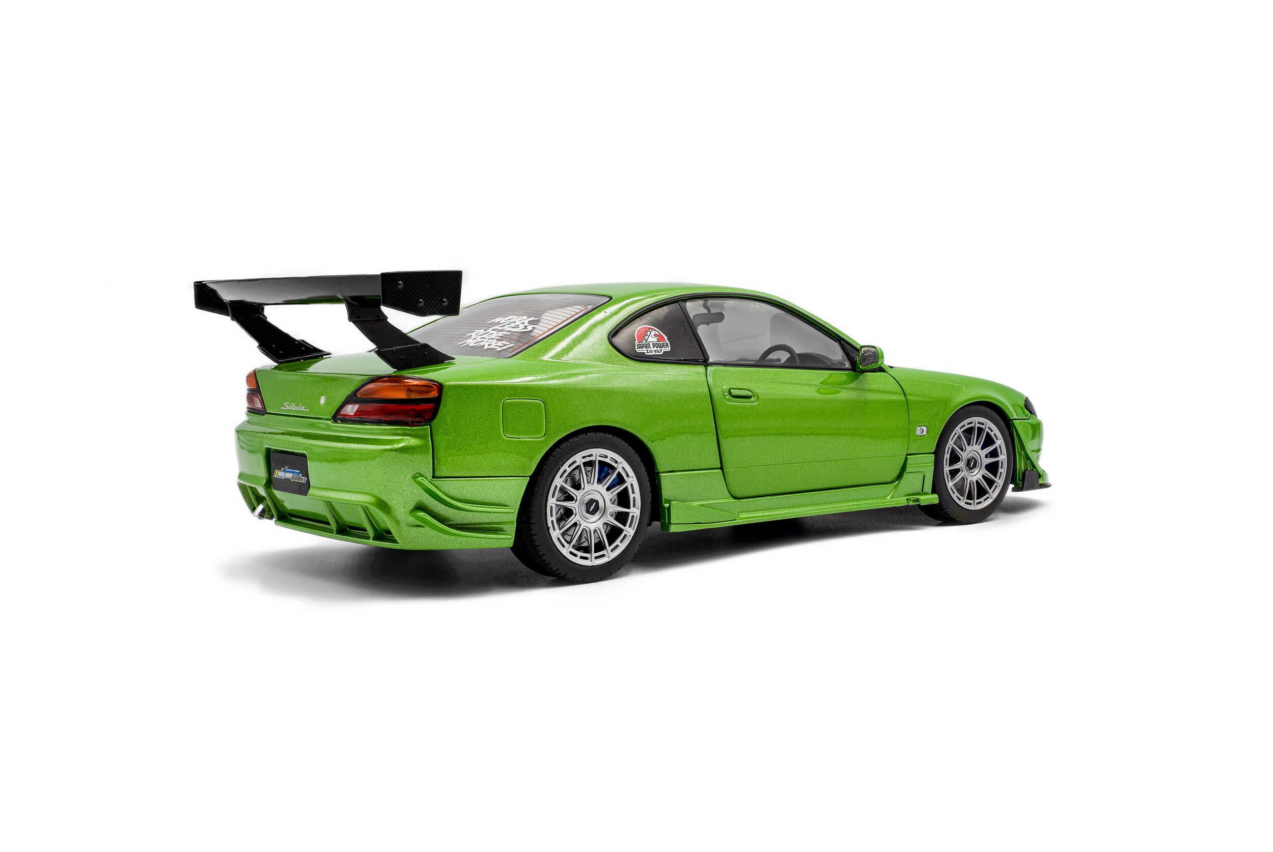 Solido 1:18 Diecast - 1999 Nissan Silvia S15 Spec-R Aero SOLIDO WORKS, Metallic Green - S1812203