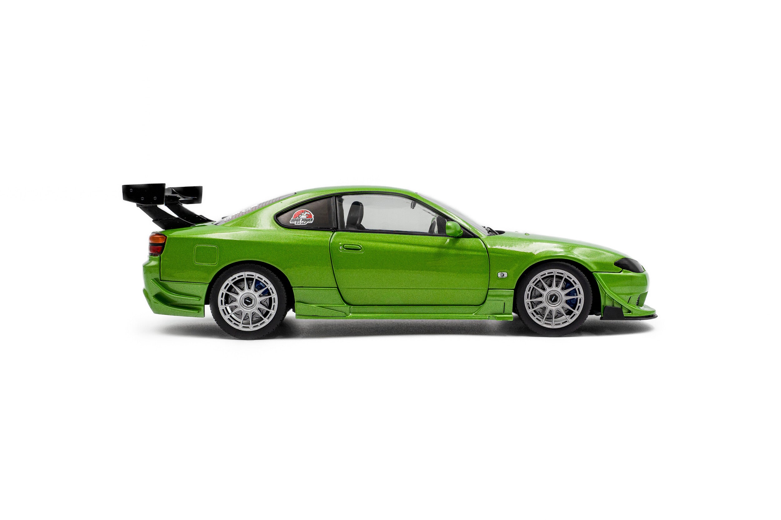 Solido 1:18 Diecast - 1999 Nissan Silvia S15 Spec-R Aero SOLIDO WORKS, Metallic Green - S1812203