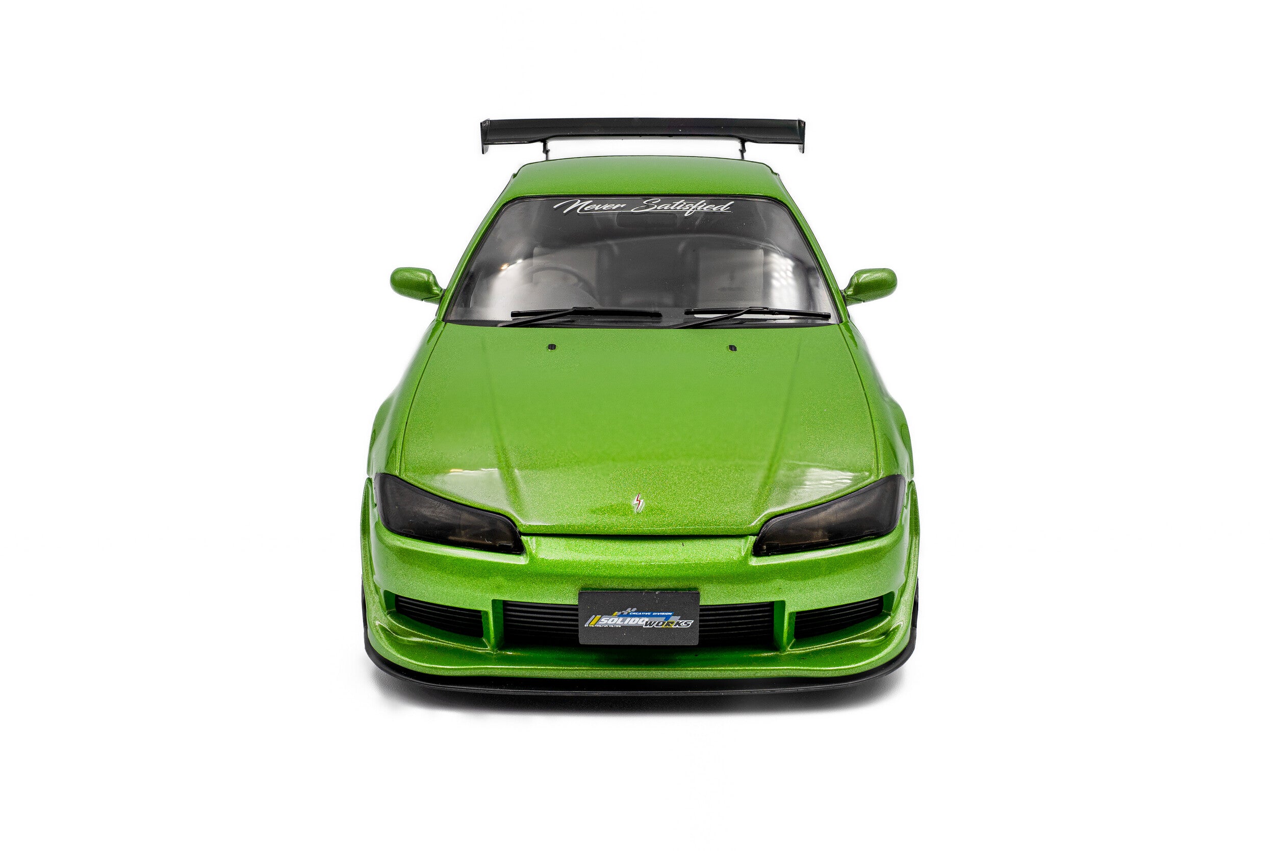Solido 1:18 Diecast - 1999 Nissan Silvia S15 Spec-R Aero SOLIDO WORKS, Metallic Green - S1812203