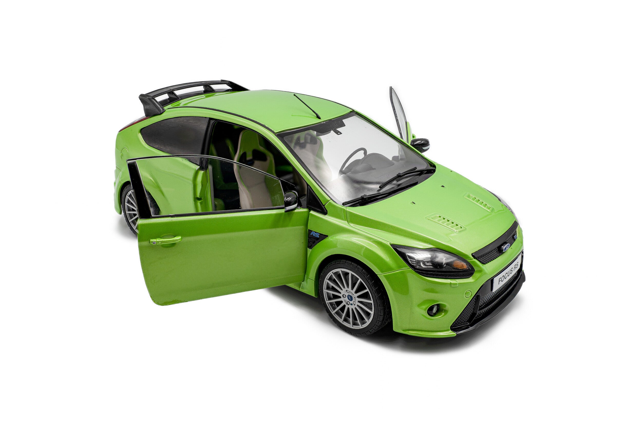 SOLIDO 1:18 Scale - 2009 Ford Focus RS Mk2 - Ultimate Green Metallic - S1813101