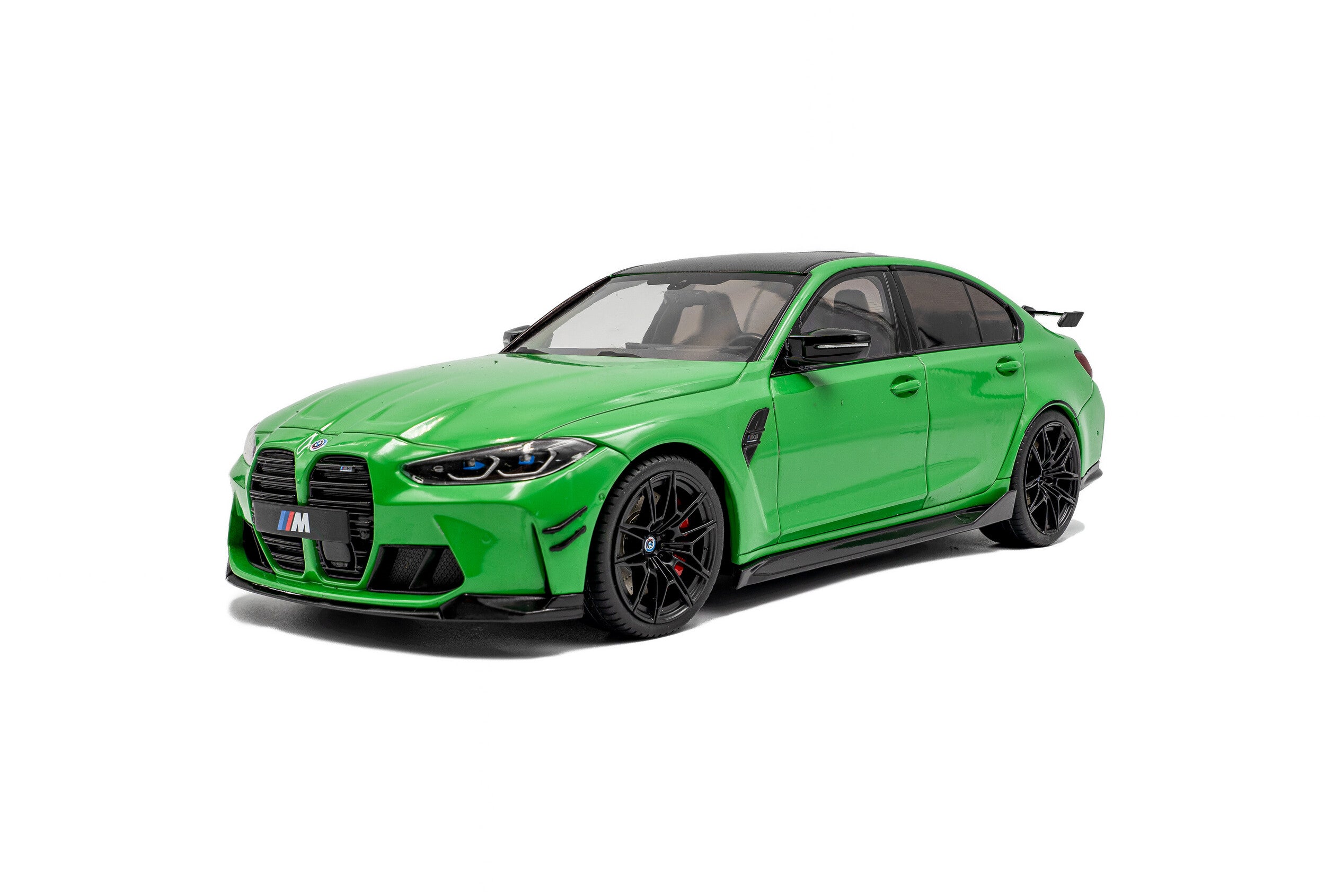 SOLIDO 1:18 Scale - 2024 BMW M3 Competition w/Performance Parts, Signal Green - S1814302