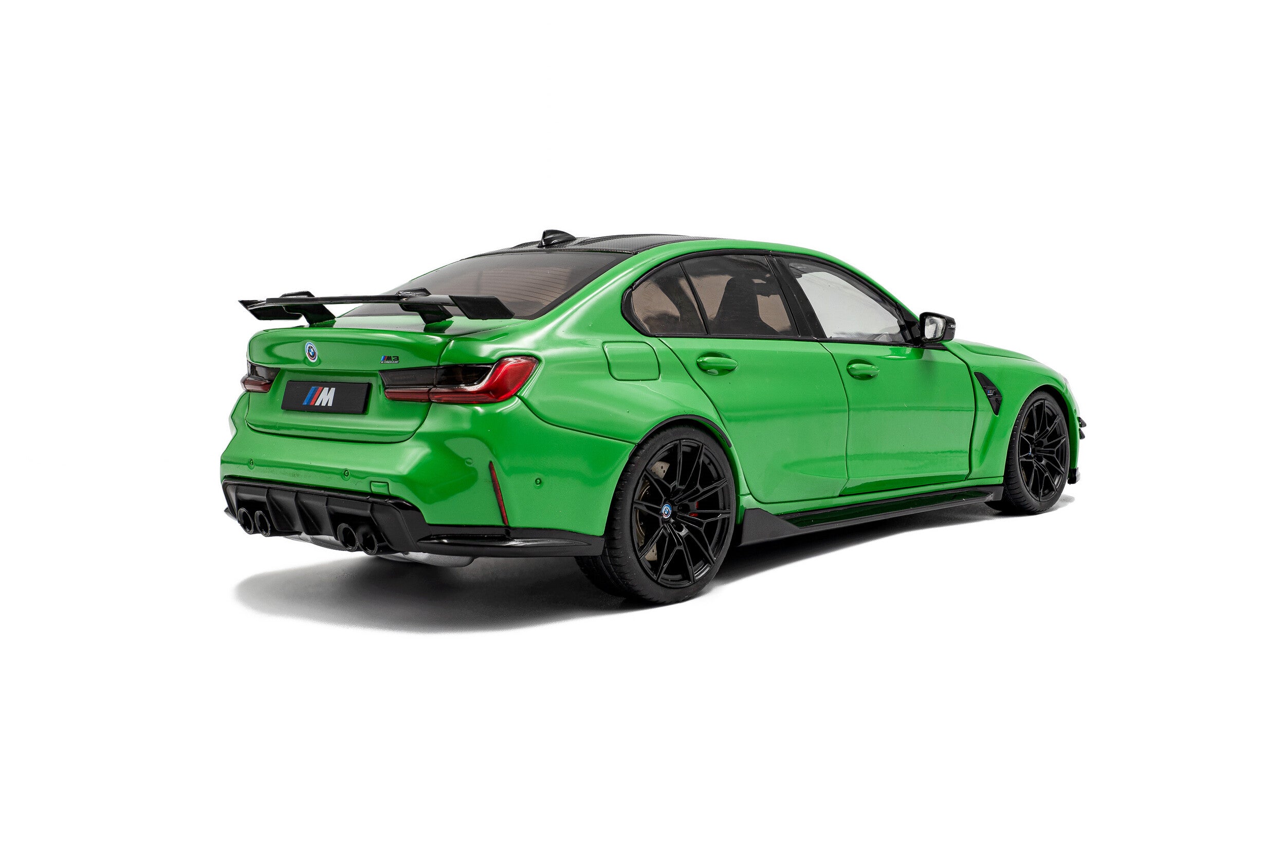 SOLIDO 1:18 Scale - 2024 BMW M3 Competition w/Performance Parts, Signal Green - S1814302