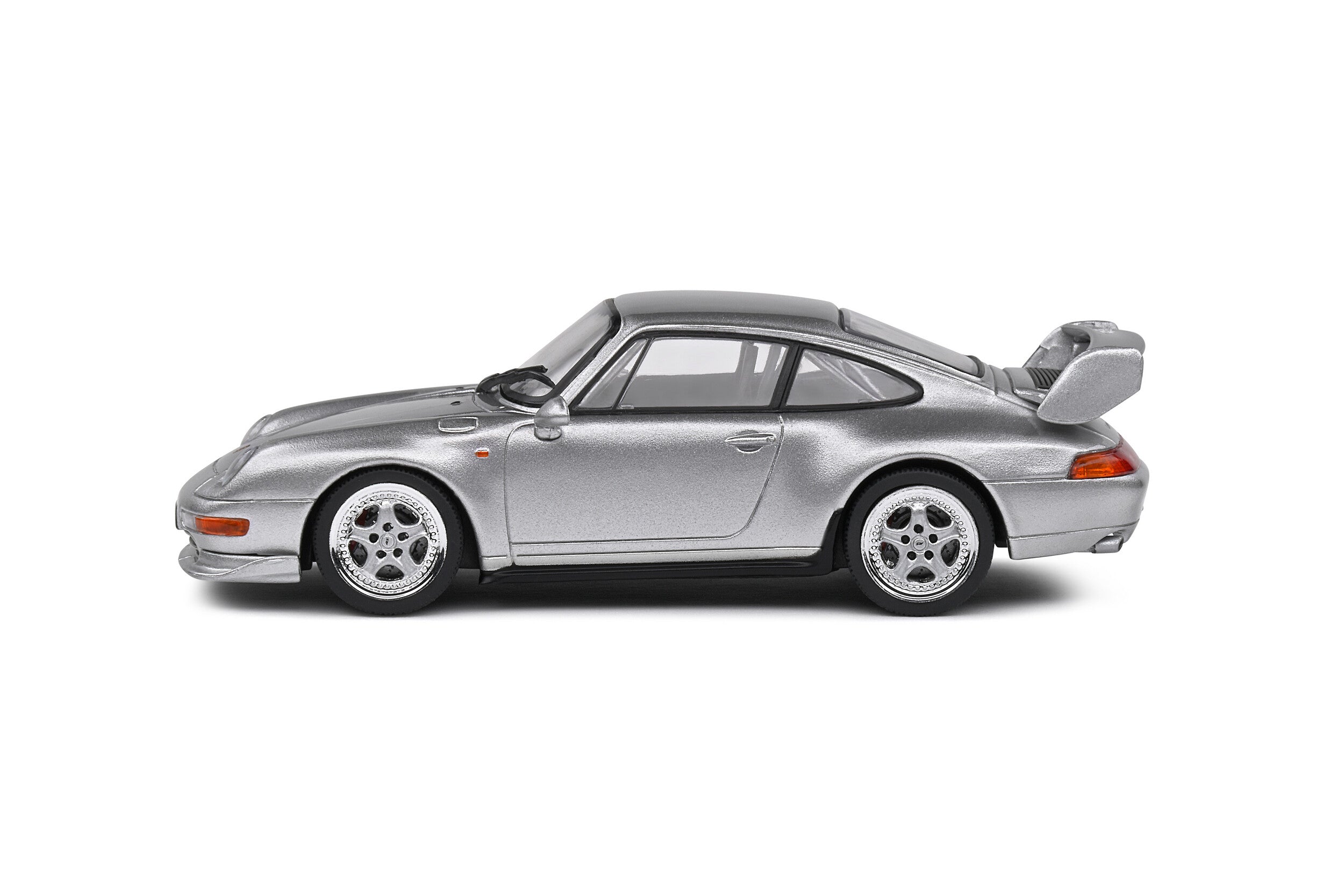 SOLIDO 1:43 Diecast, Porsche 911 (993) Carerra RS Clubsport, Polar Silver - S4313803