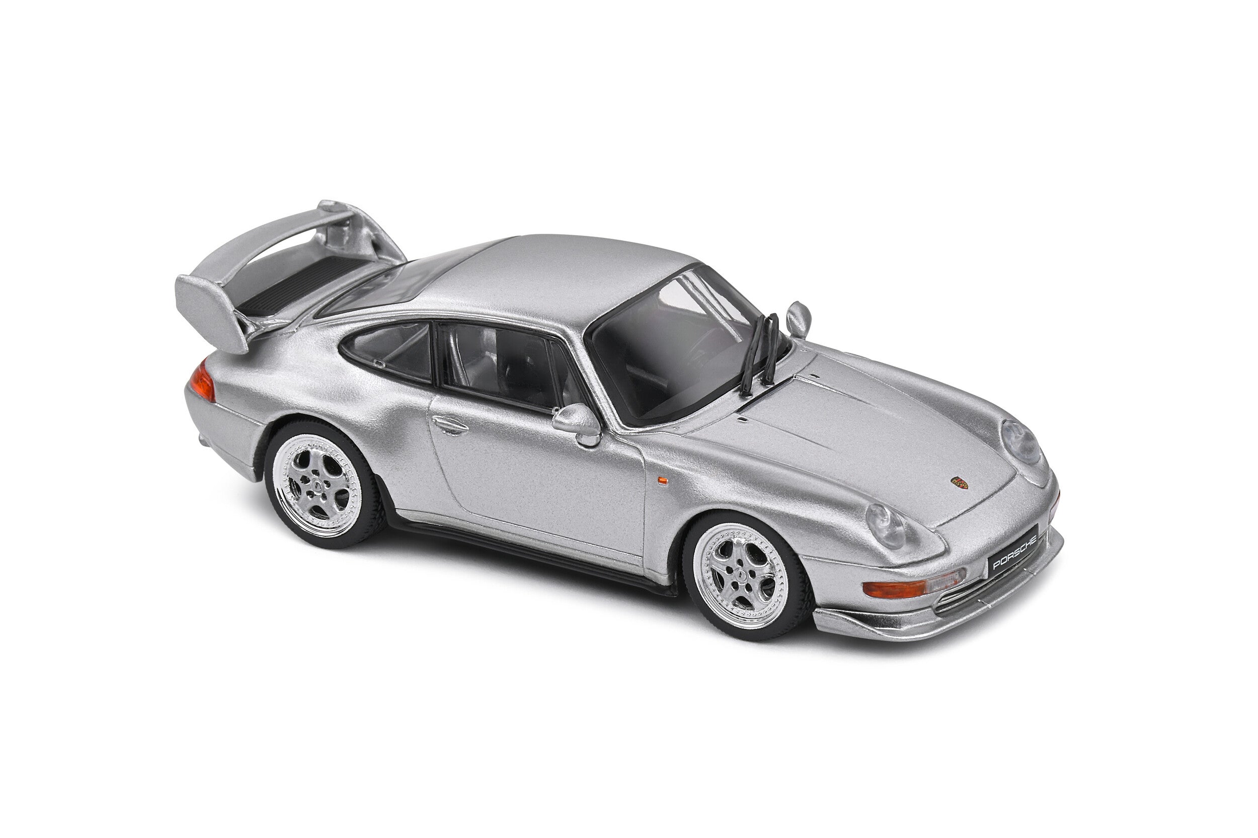 SOLIDO 1:43 Diecast, Porsche 911 (993) Carerra RS Clubsport, Polar Silver - S4313803