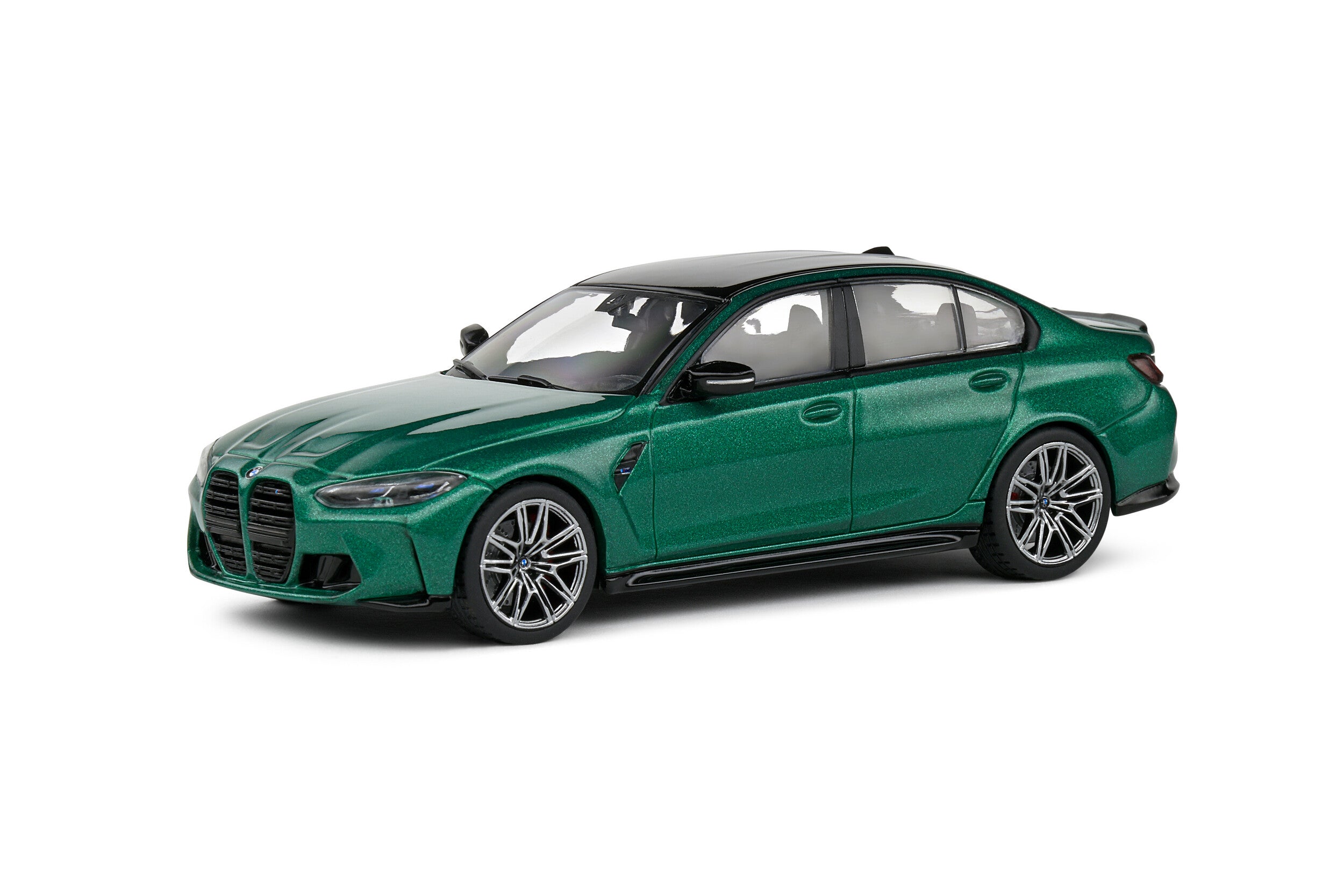 SOLIDO 1:43 Diecast, 2023 BMW G80 M3 Saloon M Competition, Isle of Man Green - S4315301