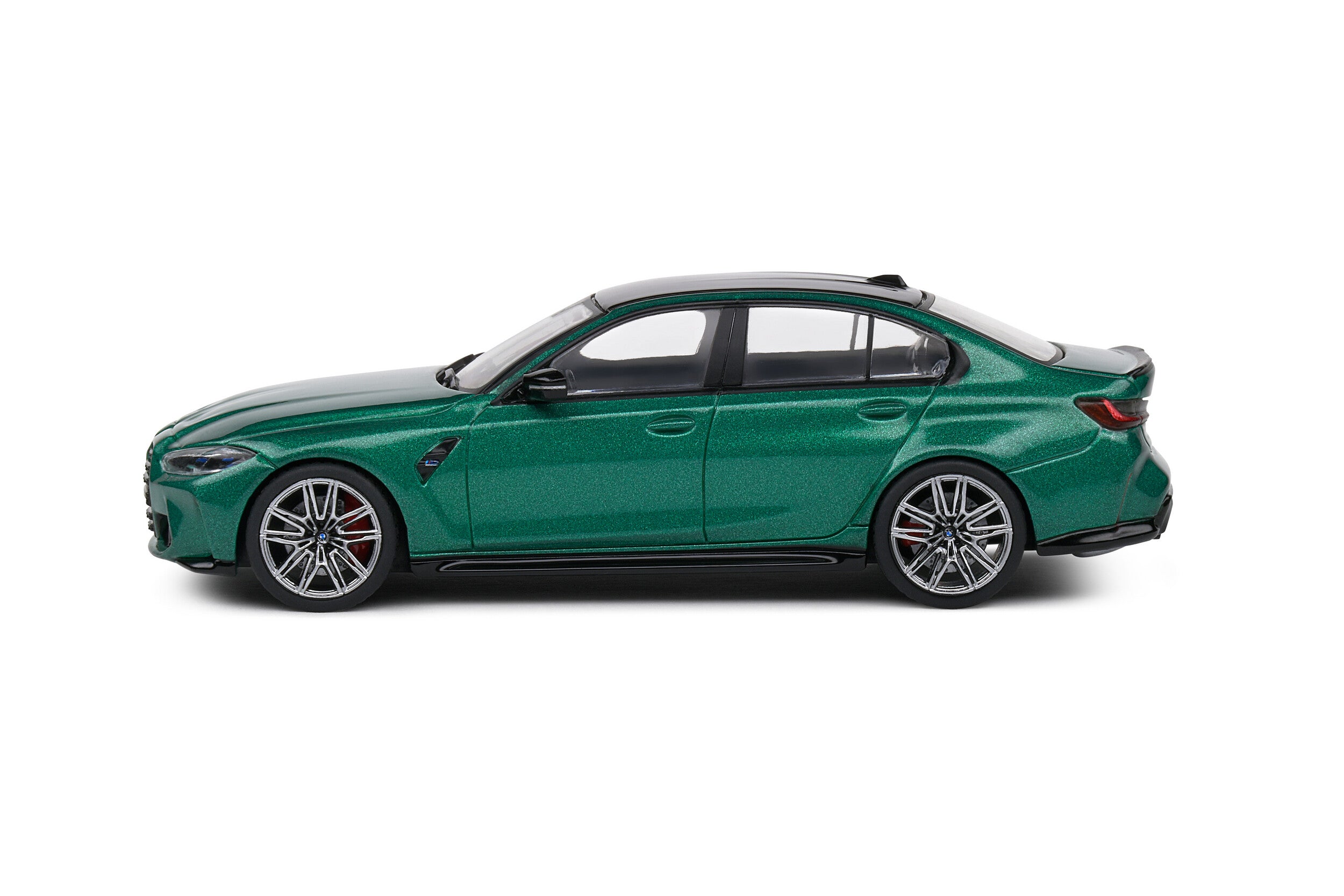 SOLIDO 1:43 Diecast, 2023 BMW G80 M3 Saloon M Competition, Isle of Man Green - S4315301