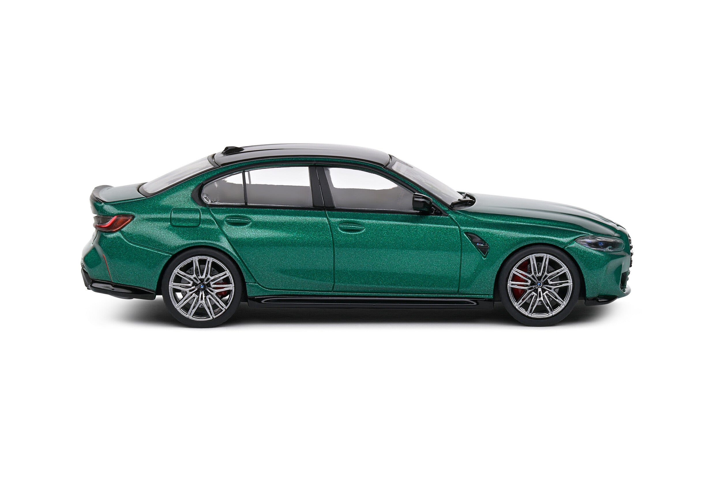 SOLIDO 1:43 Diecast, 2023 BMW G80 M3 Saloon M Competition, Isle of Man Green - S4315301