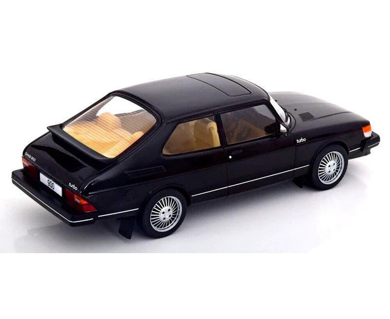 MCG 1:18 Scale Diecast Model Car - Saab 900 Turbo in Black - 1981