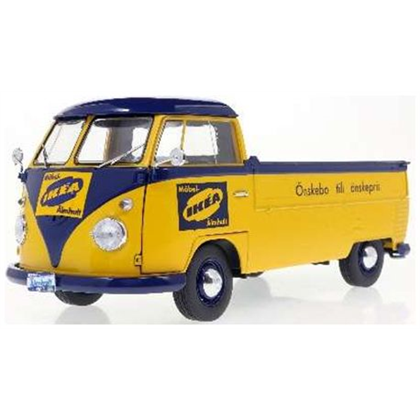 Solido 1:18 Diecast - 1950 VW T1 Pick-Up (Ikea), Yellow - S1806709