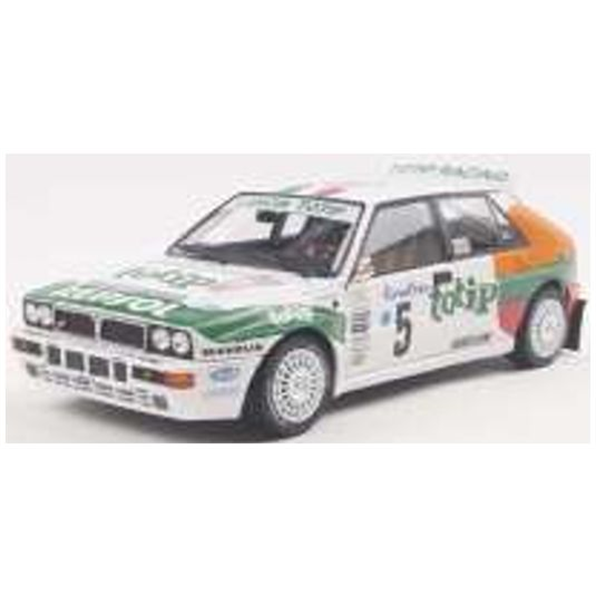 Solido 1:18 Diecast - Lancia Delta HF Integrale White #5 A.Aghini/S.Farnocchia Rally Monte Carlo 93 - S1807806