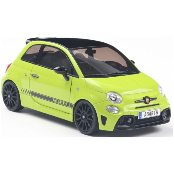 SOLIDO 1:18 Scale - 2023 Fiat F595 Abarth Verde Adrenalina, Green - S1811307