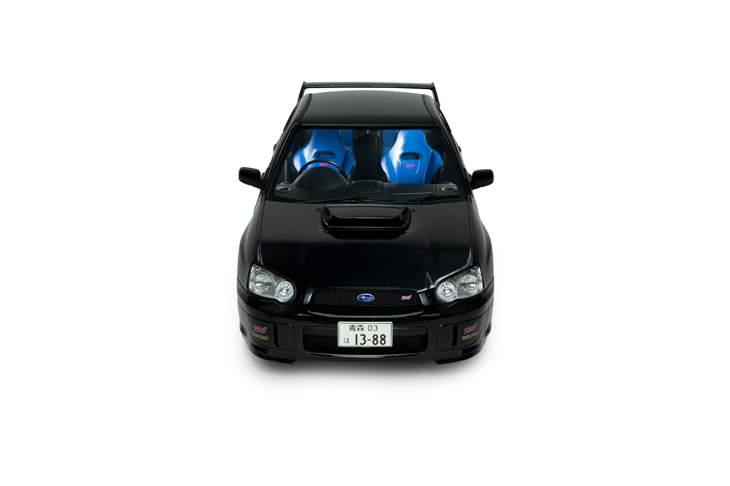 Solido 1:18 Diecast - 2004 Subaru Impreza WRX STi, Java Black Pearl - S1812305
