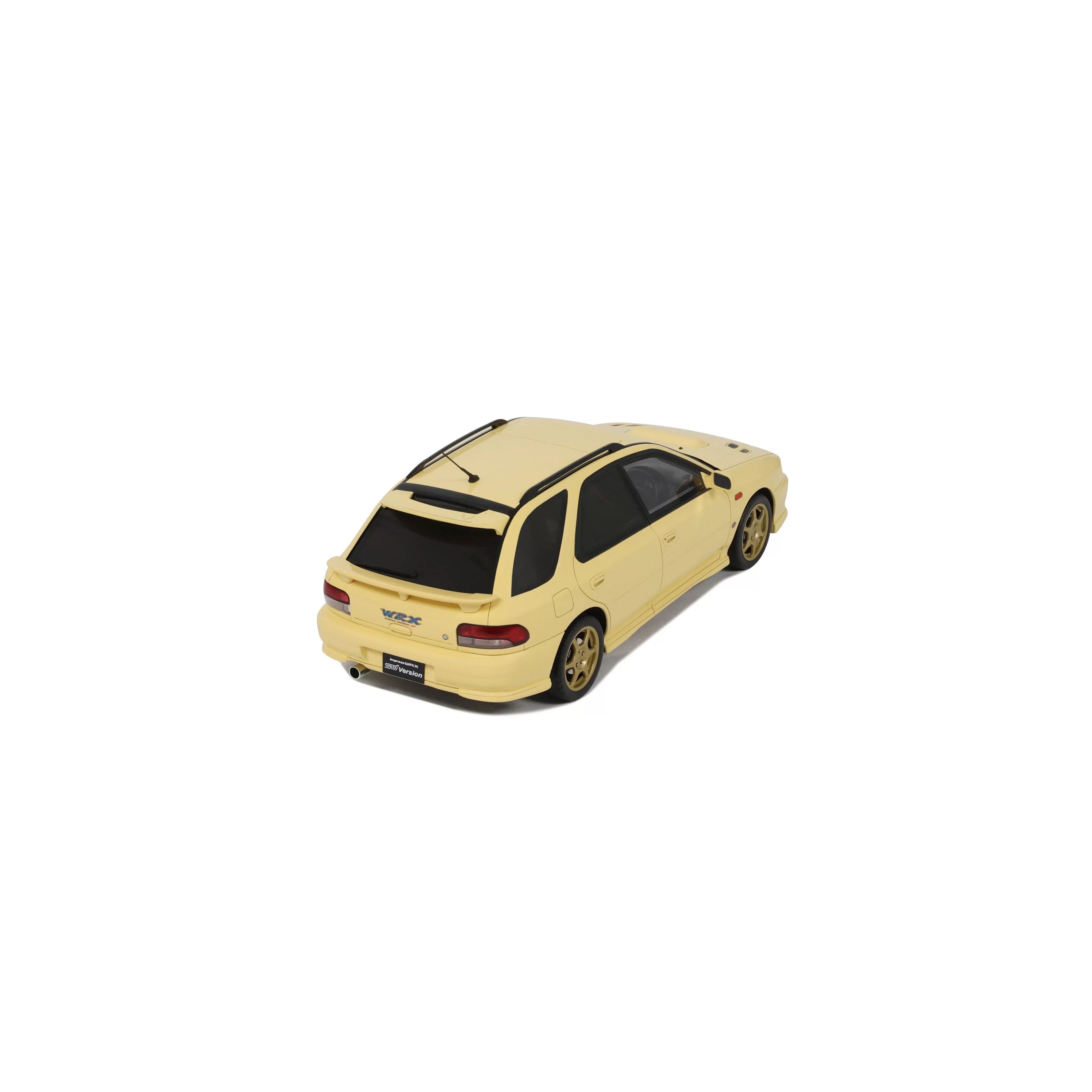 OTTO 1:18 Scale Resin - 1999 Subaru Impreza WRX STI Version VI Sport Wagon, Cashmere Yellow - OT1198