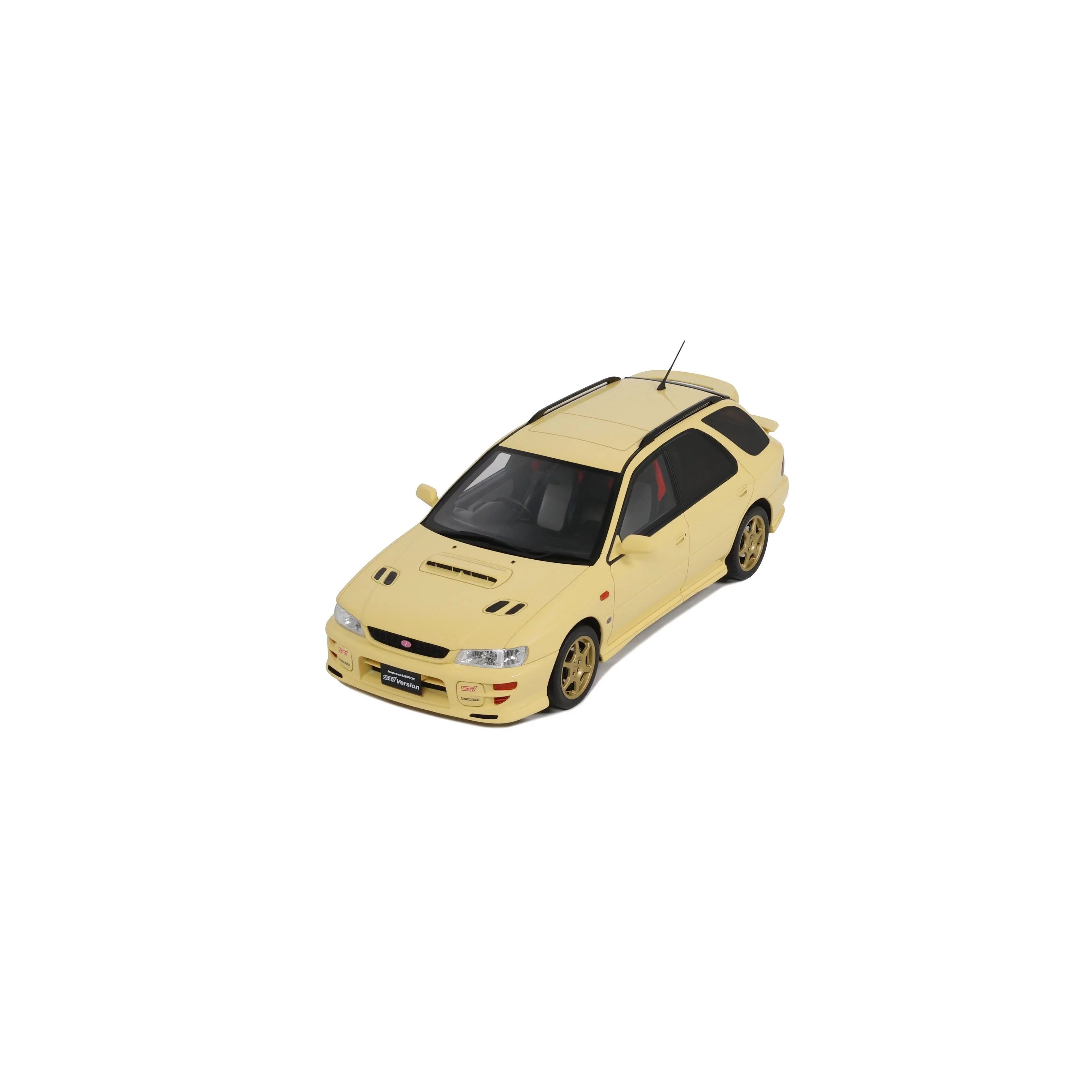 OTTO 1:18 Scale Resin - 1999 Subaru Impreza WRX STI Version VI Sport Wagon, Cashmere Yellow - OT1198