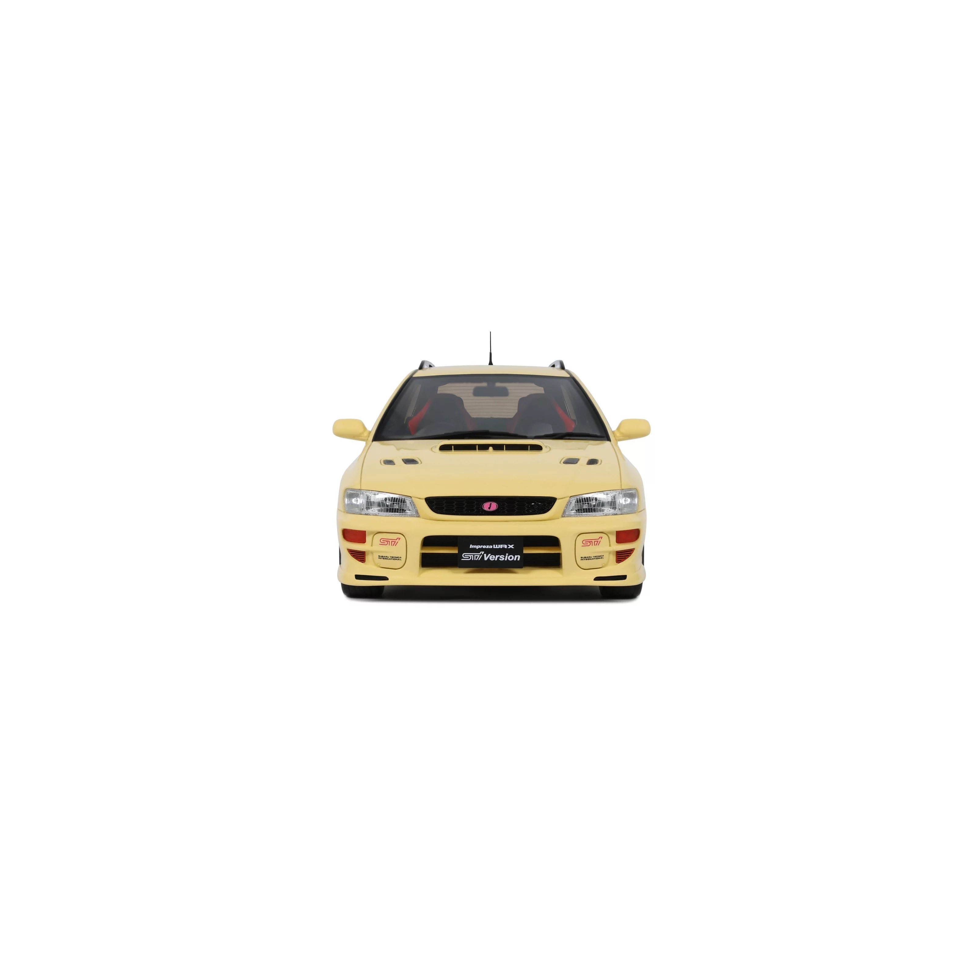 OTTO 1:18 Scale Resin - 1999 Subaru Impreza WRX STI Version VI Sport Wagon, Cashmere Yellow - OT1198