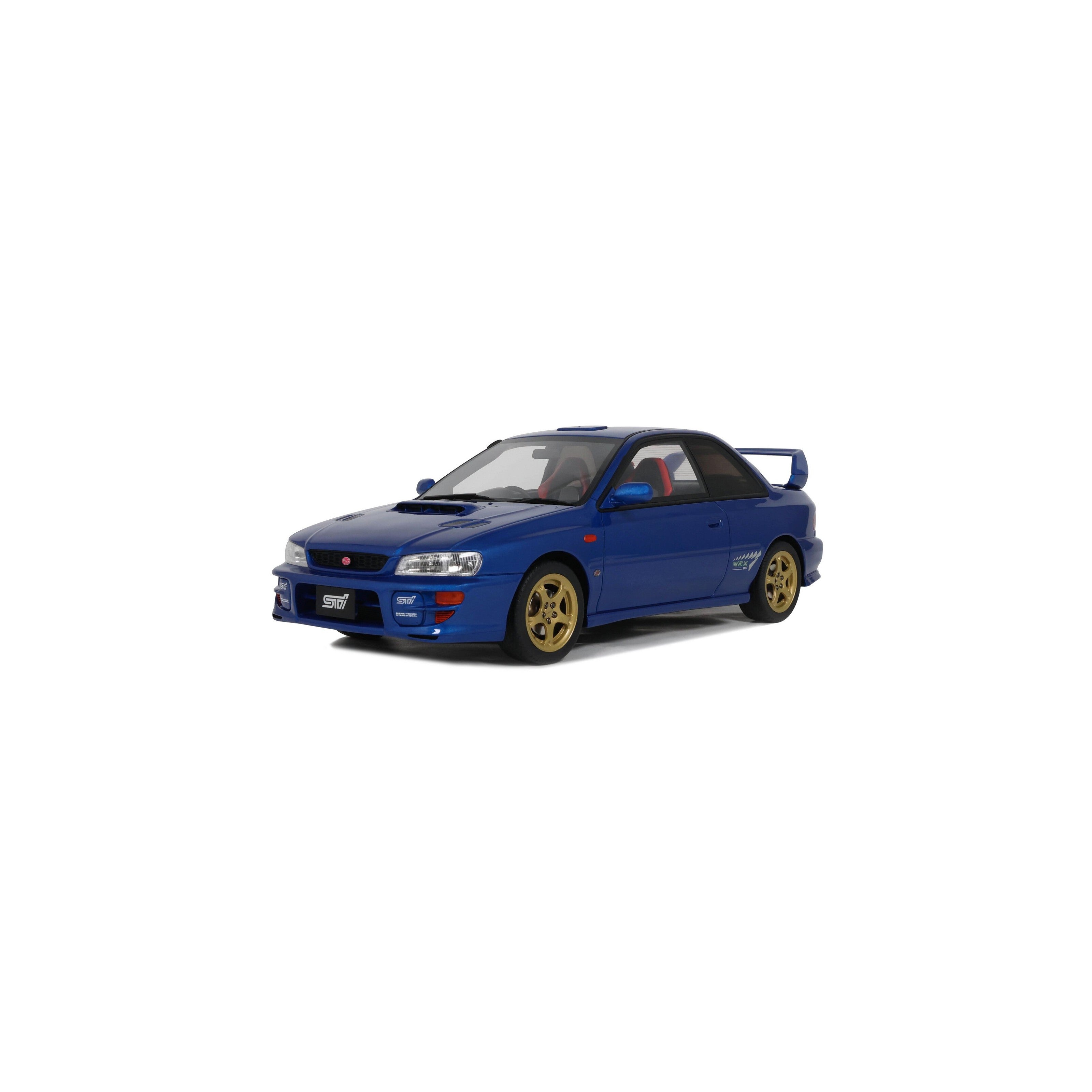 OTTO 1:18 Scale Resin Car - 1999 Subaru Impreza WRX Type R STi Ver. V Limited, Sonic Blue 1999 - OT1249