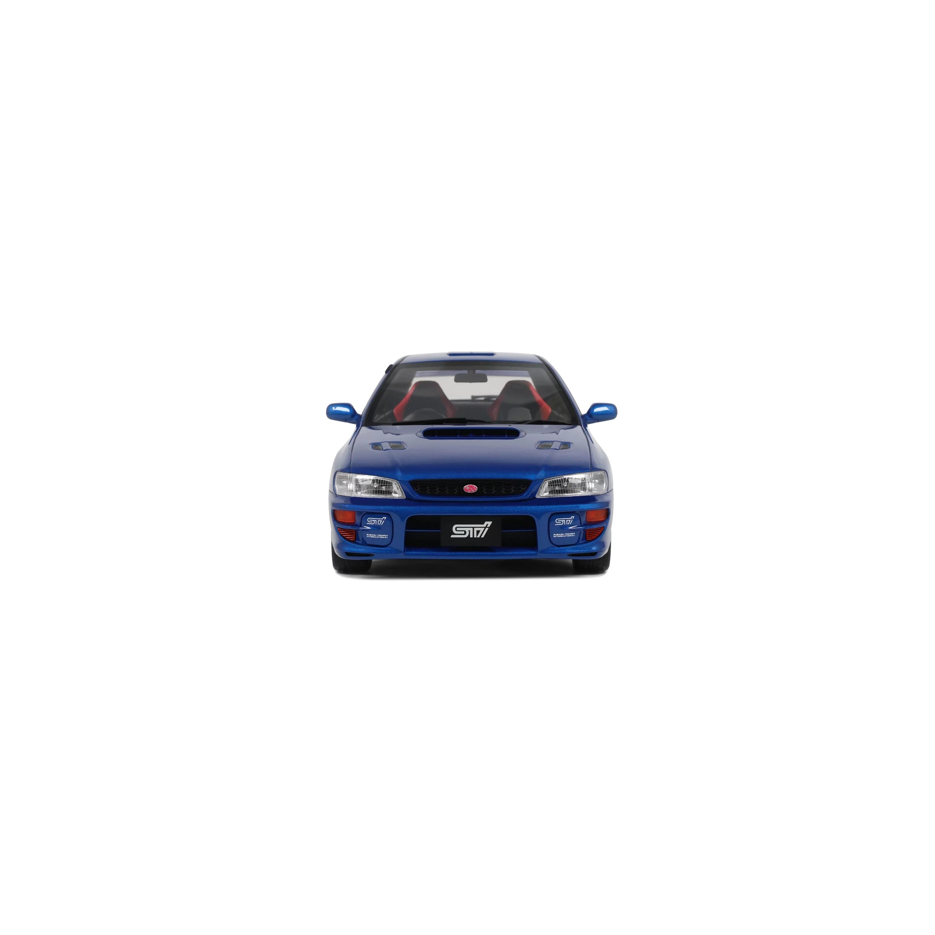 OTTO 1:18 Scale Resin Car - 1999 Subaru Impreza WRX Type R STi Ver. V Limited, Sonic Blue 1999 - OT1249