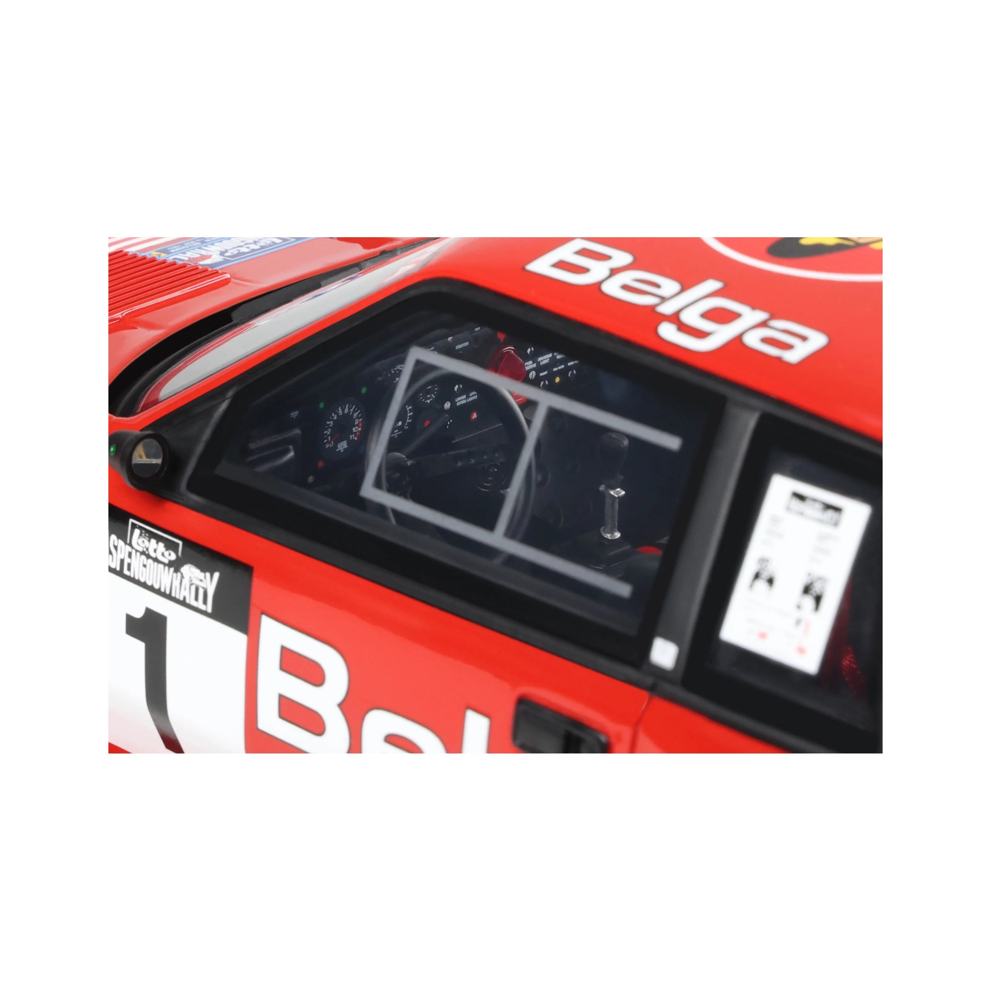 OTTO 1:18 Scale Resin - Toyota Celica Twin Cam Haspengouw Rally 1985 - Red/White - OT1143