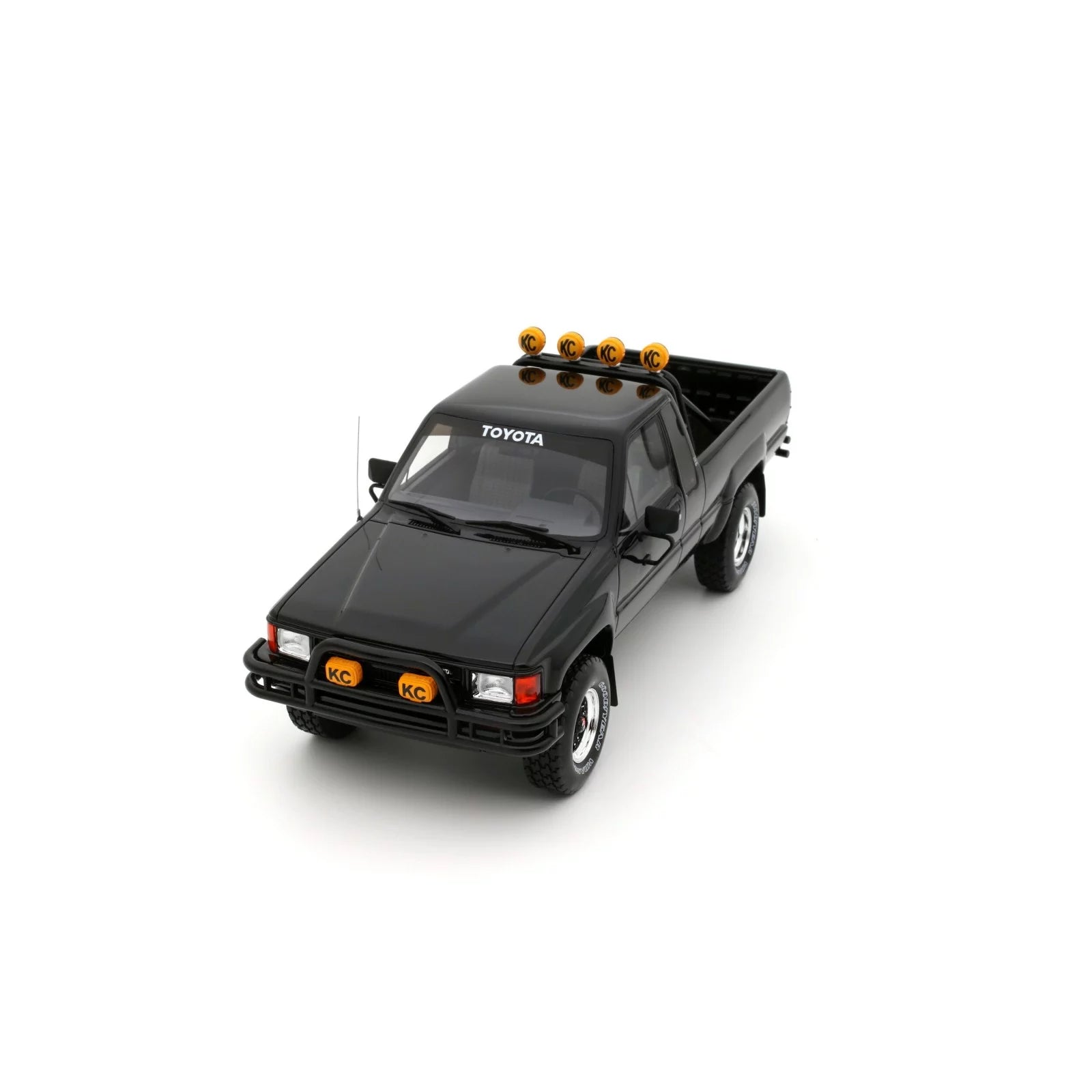 OTTO 1:18 Scale Resin - 1985 Toyota Hilux SR5, Back to the Future - Glossy Black 202 - OT481