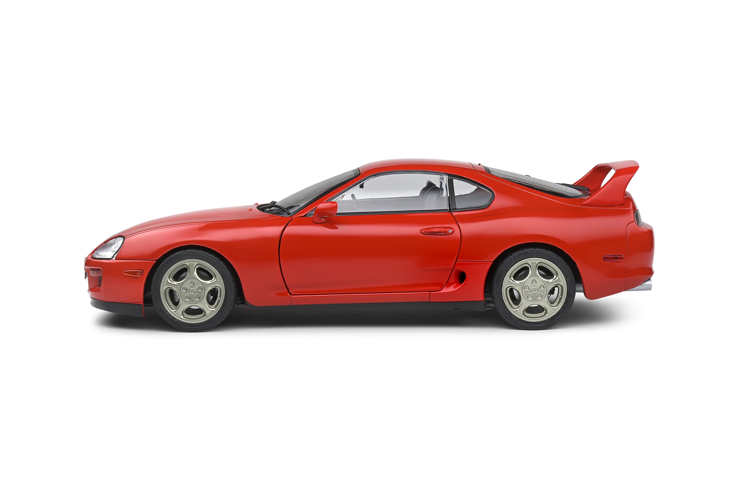 SOLIDO 1:18 Scale Diecast Model Car, 1993 Toyota Supra MK4 (A80) - Renaissance Red - S1807601
