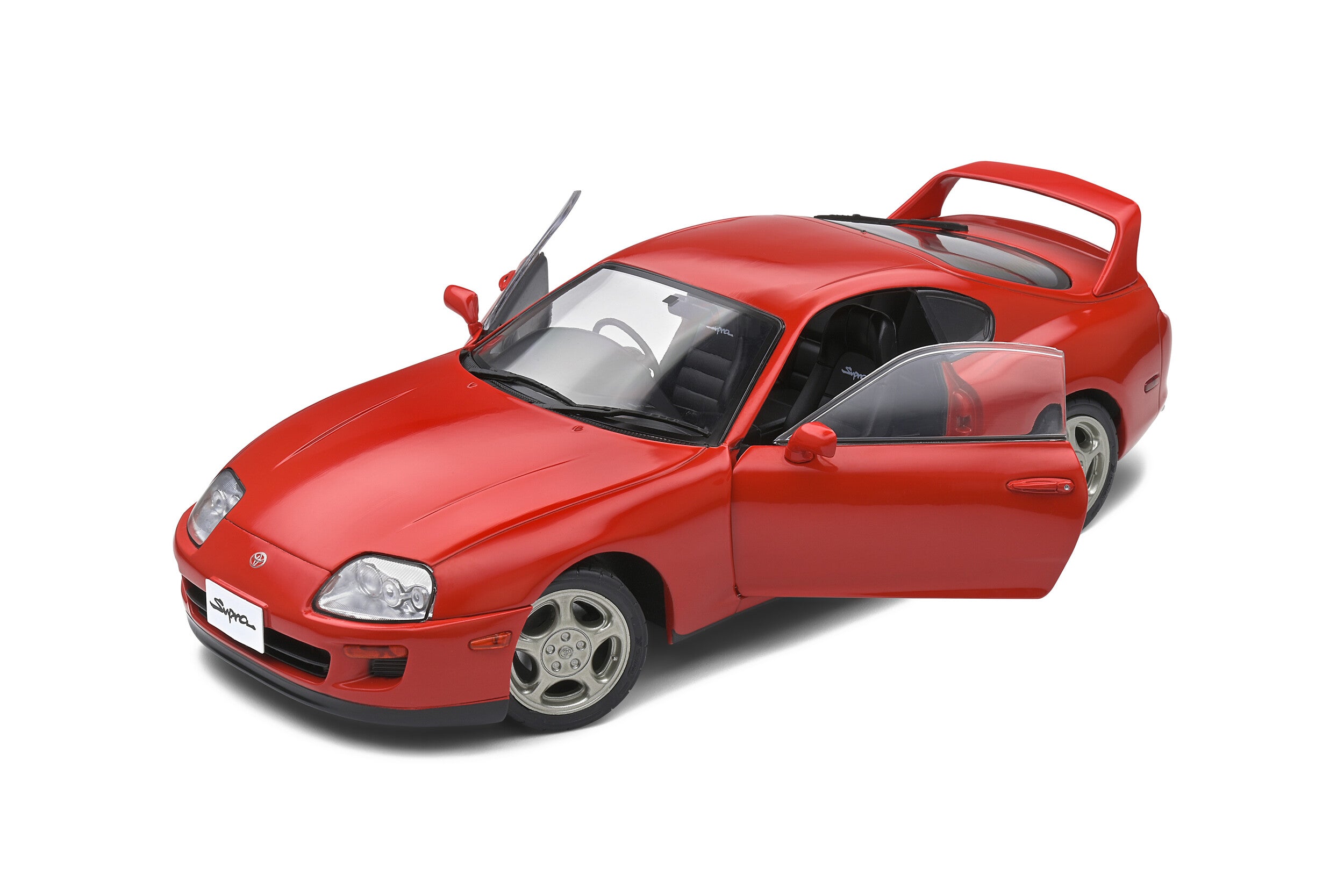 SOLIDO 1:18 Scale Diecast Model Car, 1993 Toyota Supra MK4 (A80) - Renaissance Red - S1807601